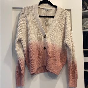 Women's Madewell Courtland Dip Dye Cardigan